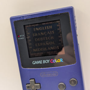 Nintendo Game Boy Color Console CGB-001 - Grape Purple - Tested Working NO GAME INCLUDE