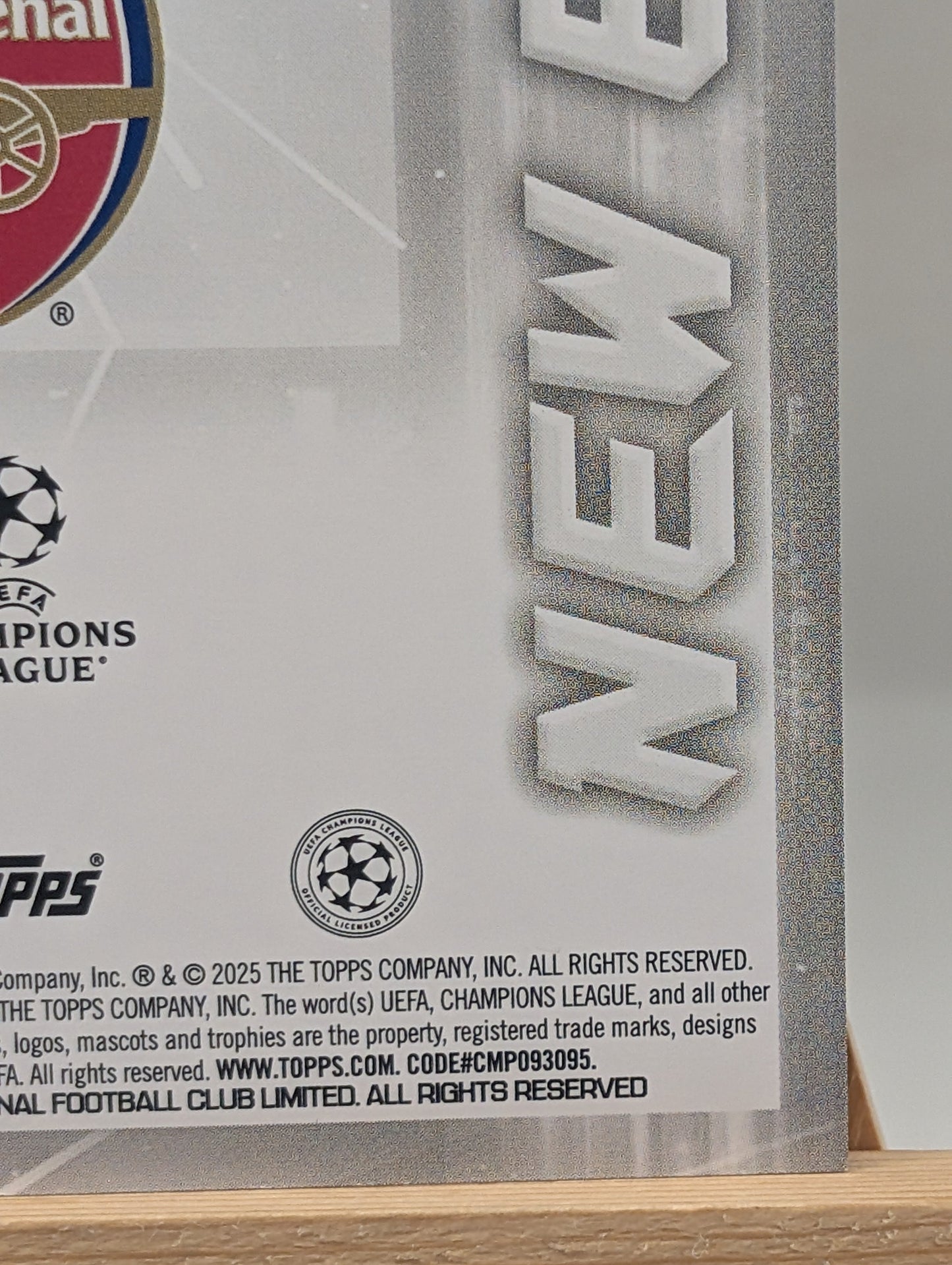 Gabriel Martinelli Arsenal FC /25 Orange 2024/25 Topps UCC Flagship #NE-3 FRENLY BRICKS - Open 7 Days