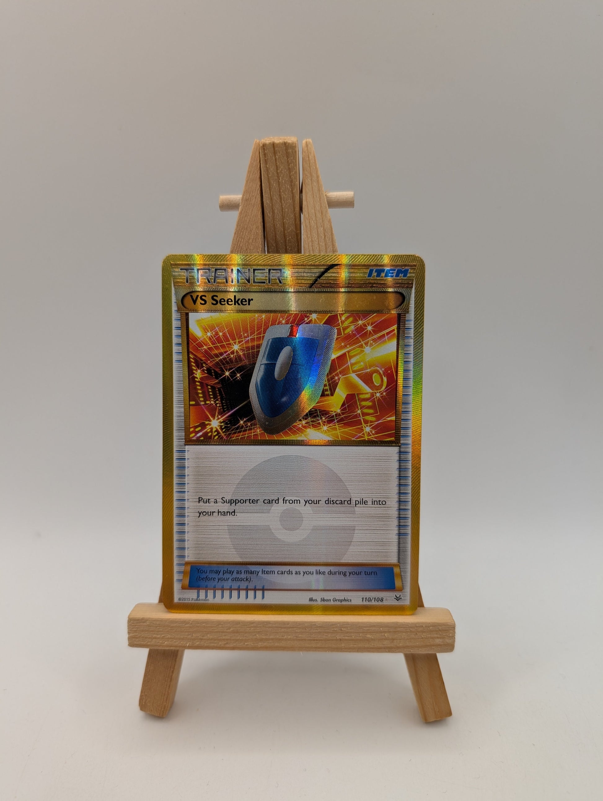 Pokemon TCG VS Seeker 110/108 Roaring Skies Gold Secret Rare FRENLY BRICKS - Open 7 Days