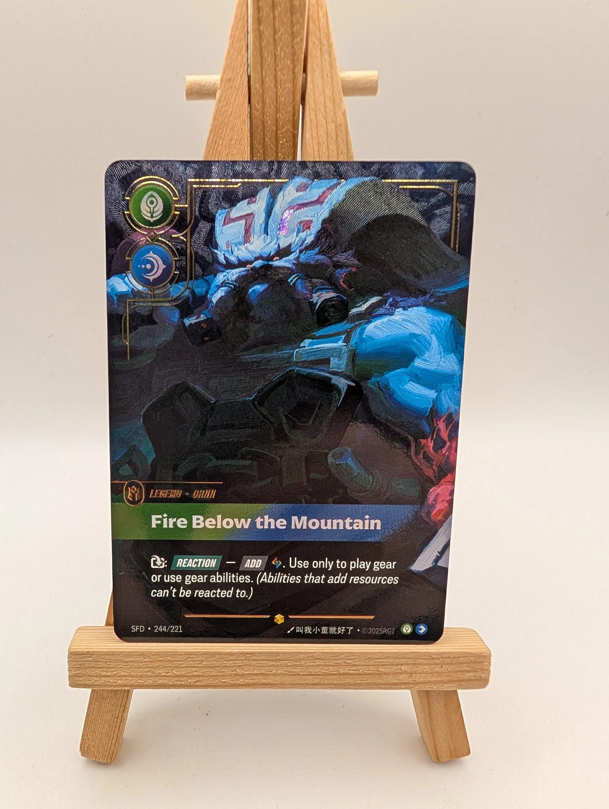 Ornn Fire Below the Mountain 244/221 Riftbound Spiritforged Over number FRENLY BRICKS - Open 7 Days image 4