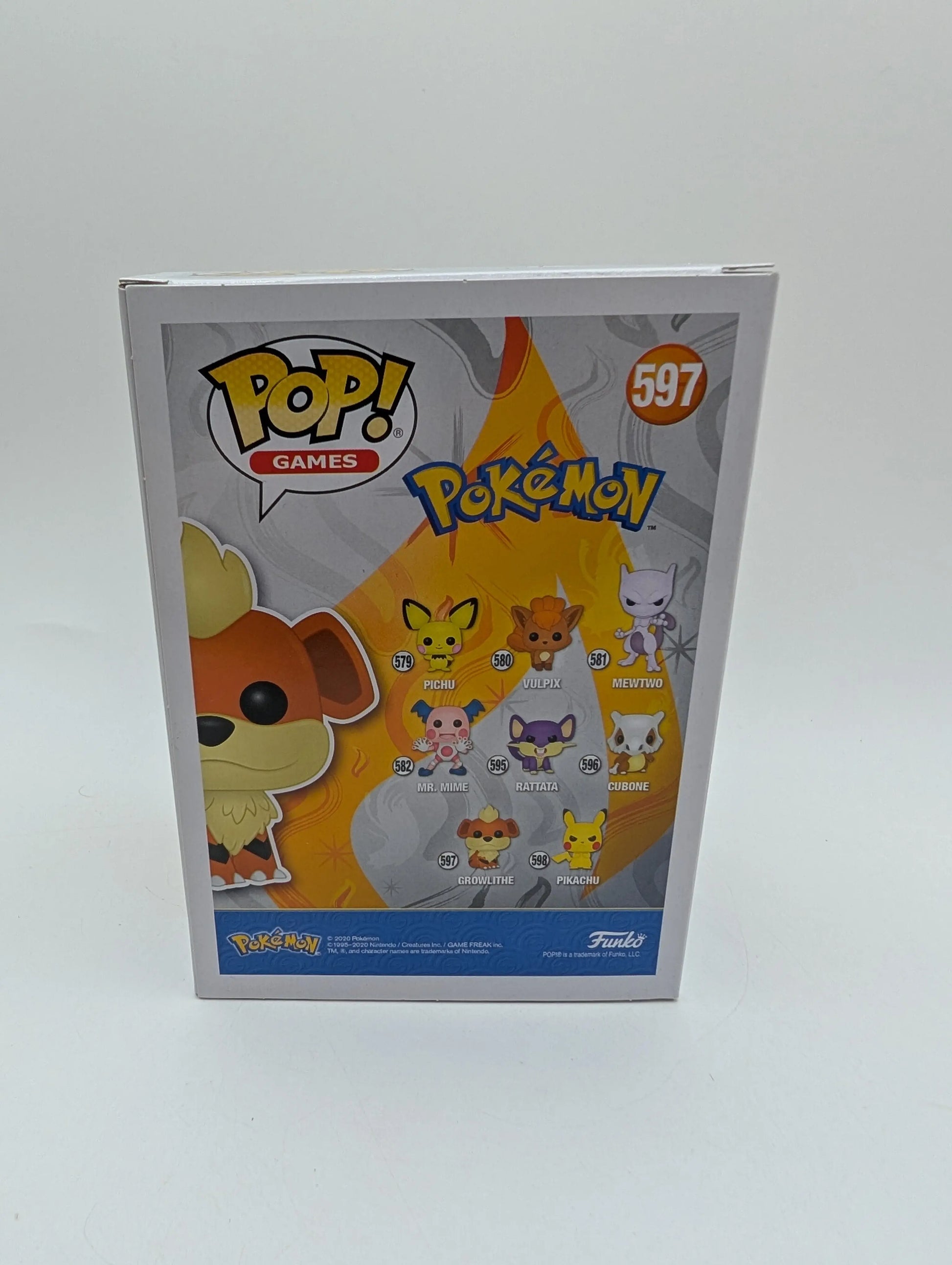 Funko POP Pokemon Growlithe Flocked NYCC 2020 #597 Vinyl Figure FRENLY BRICKS - Open 7 Days