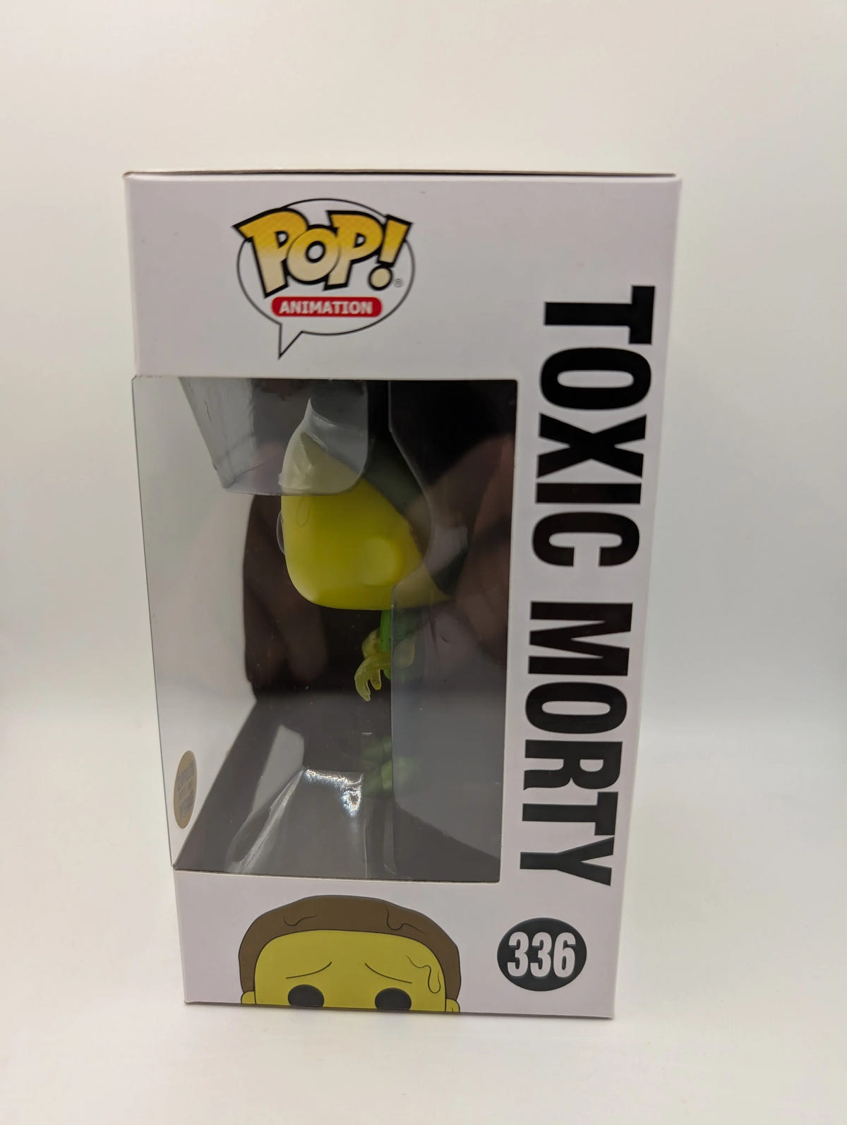 Toxic Morty Pop 336 - Glow Morty - Rick and Morty Funko Pop! Vinyl 2018 Vaulted FRENLY BRICKS - Open 7 Days image 4