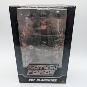 2021 Valaverse G.I. Joe Series 1 SGT. Slaughter Collectible Action Force NEW FRENLY BRICKS - Open 7 Days
