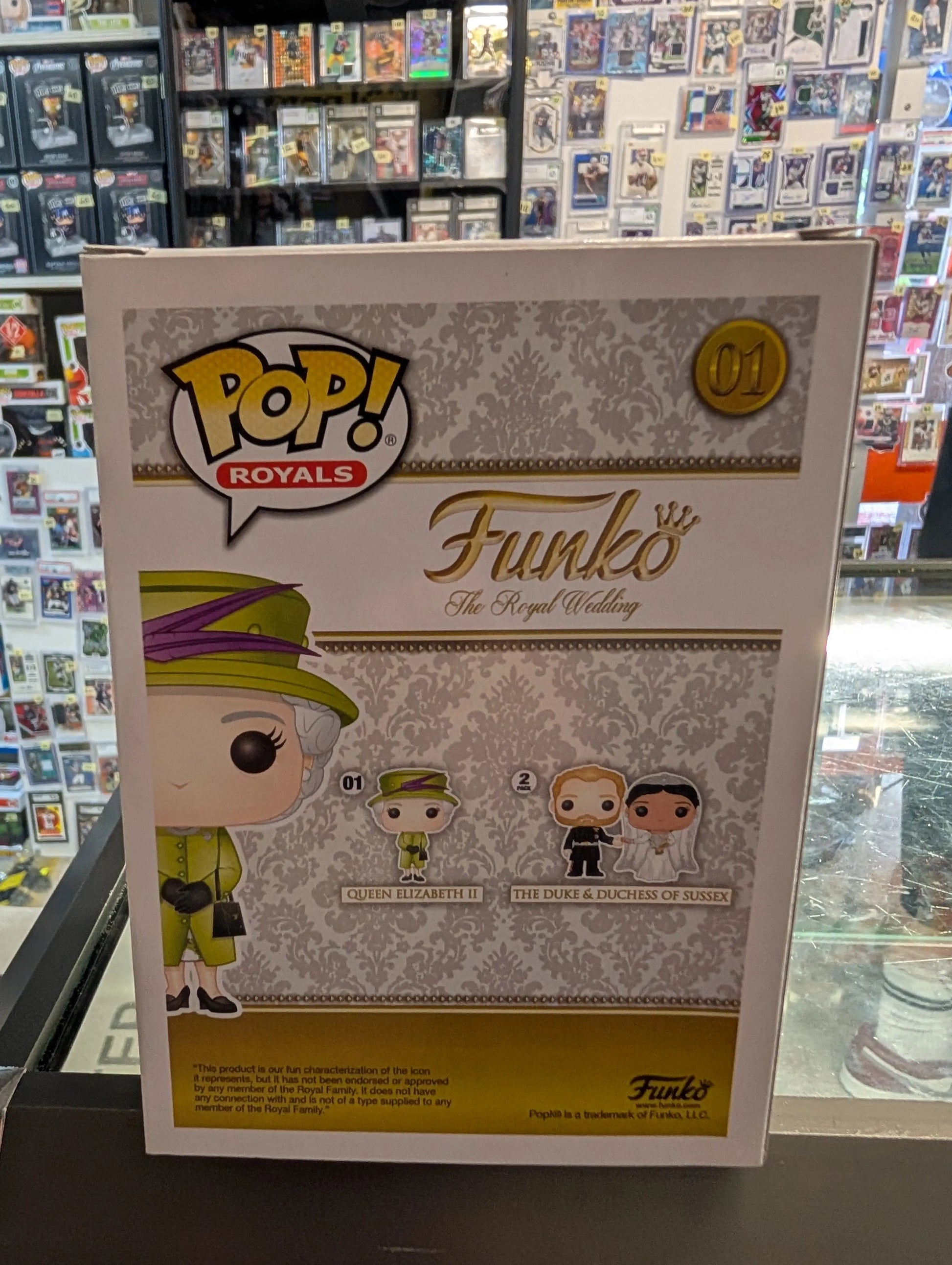Queen Elizabeth II POP Vinyl Figure #01 Funko Royals FRENLY BRICKS - Open 7 Days