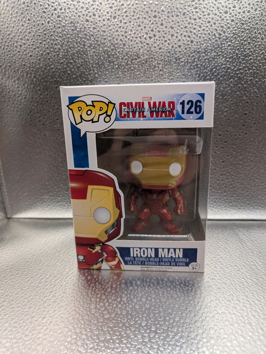 FUNKO Pop Vinyl Iron Man #126 FRENLY BRICKS - Open 7 Days