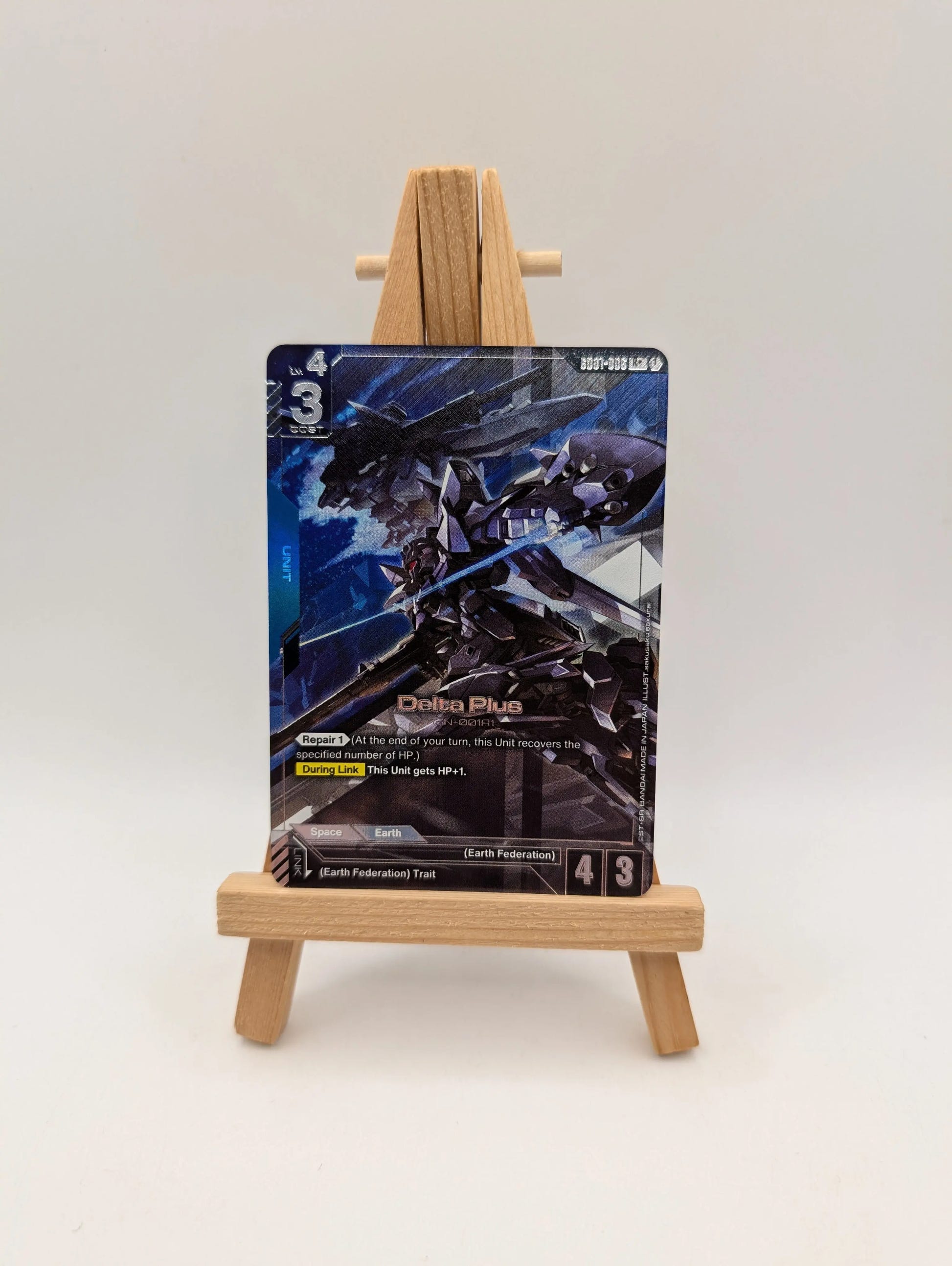 Delta Plus Alternate Art Foil - GD01-006 R+ NM - Gundam TCG Card Game FRENLY BRICKS - Open 7 Days image 1