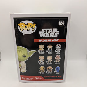 STAR WARS - Dagobah Yoda no. 124 Funko Pop Vinyl Figure FRENLY BRICKS - Open 7 Days