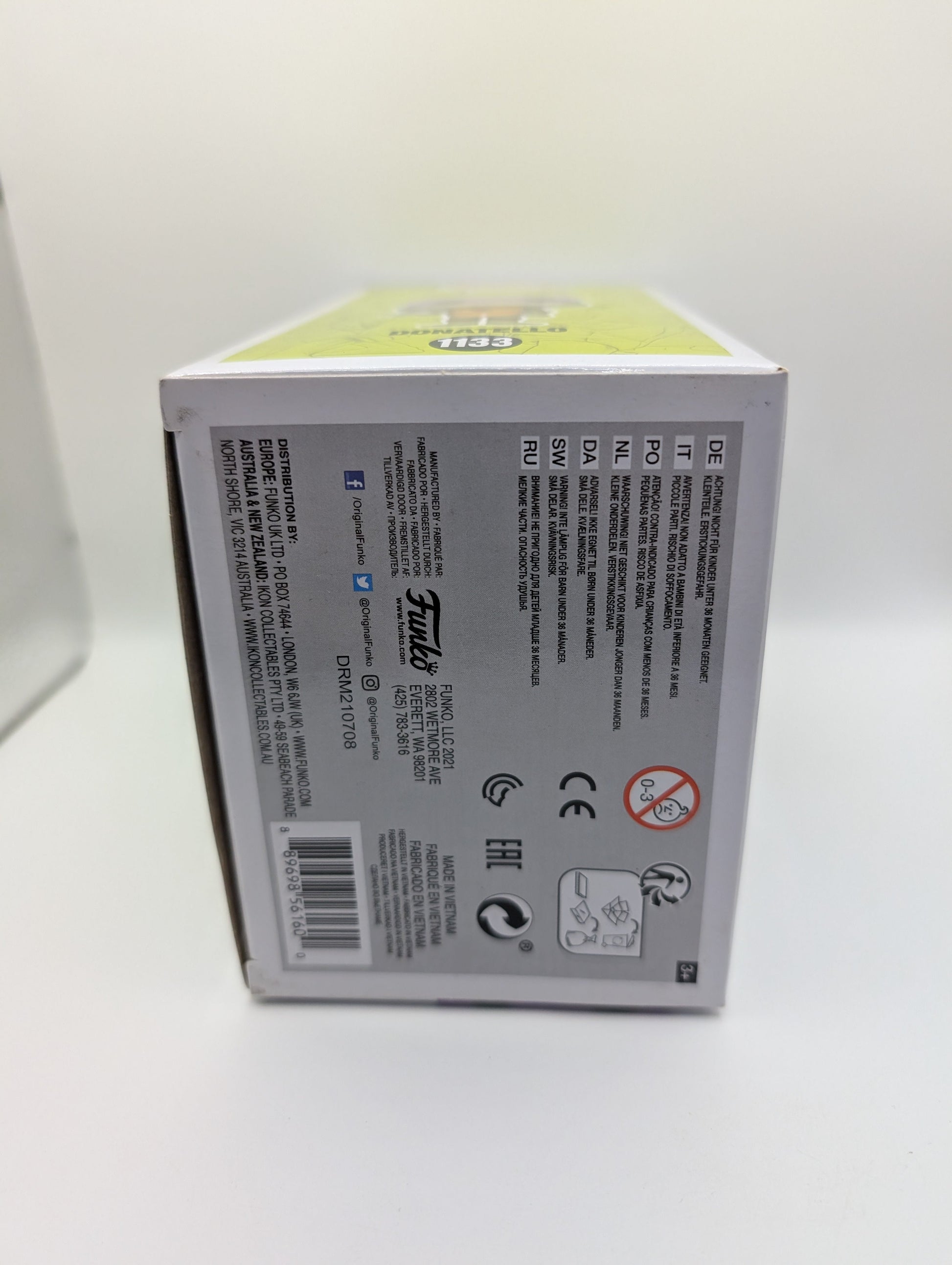 Pop Vinyl Teenage Mutant Ninja Turtles 1133 Donatello TMNT 2021 FRENLY BRICKS - Open 7 Days