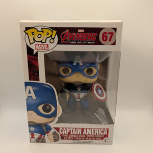 Captain America Pop 67 - Avengers Marvel Funko Pop! 2015 Vaulted FRENLY BRICKS - Open 7 Days