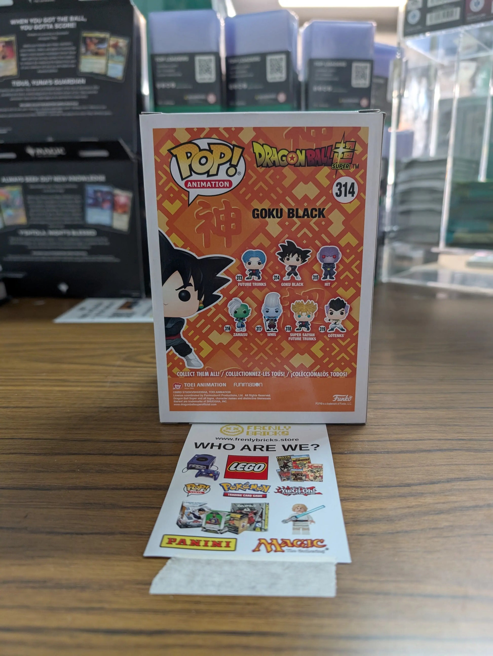 FUNKO Pop Vinyl Goku Black #314 FRENLY BRICKS - Open 7 Days