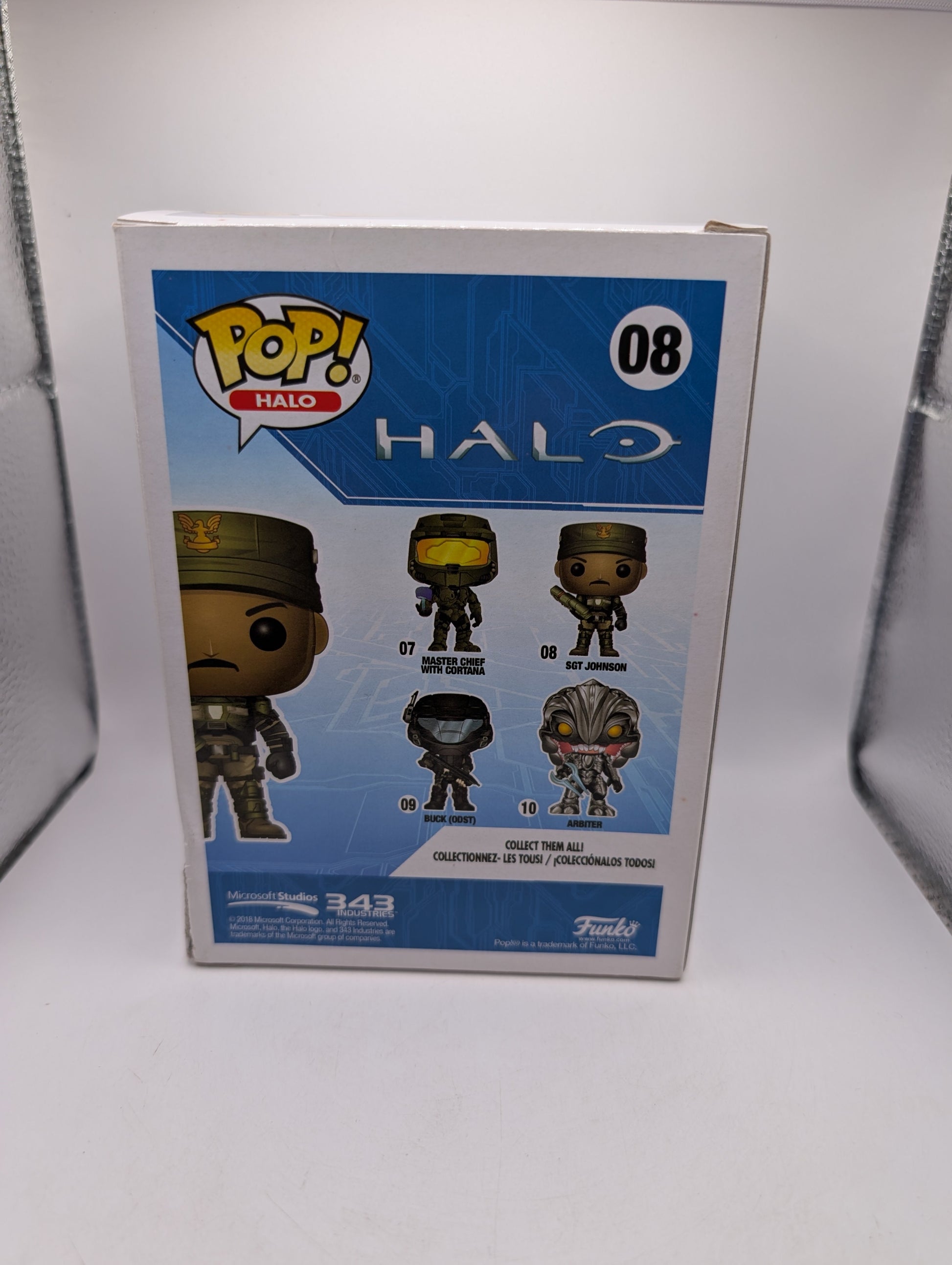 SGT Johnson Pop 08 - Halo Funko Pop! Vinyl 2018 Vaulted FRENLY BRICKS - Open 7 Days