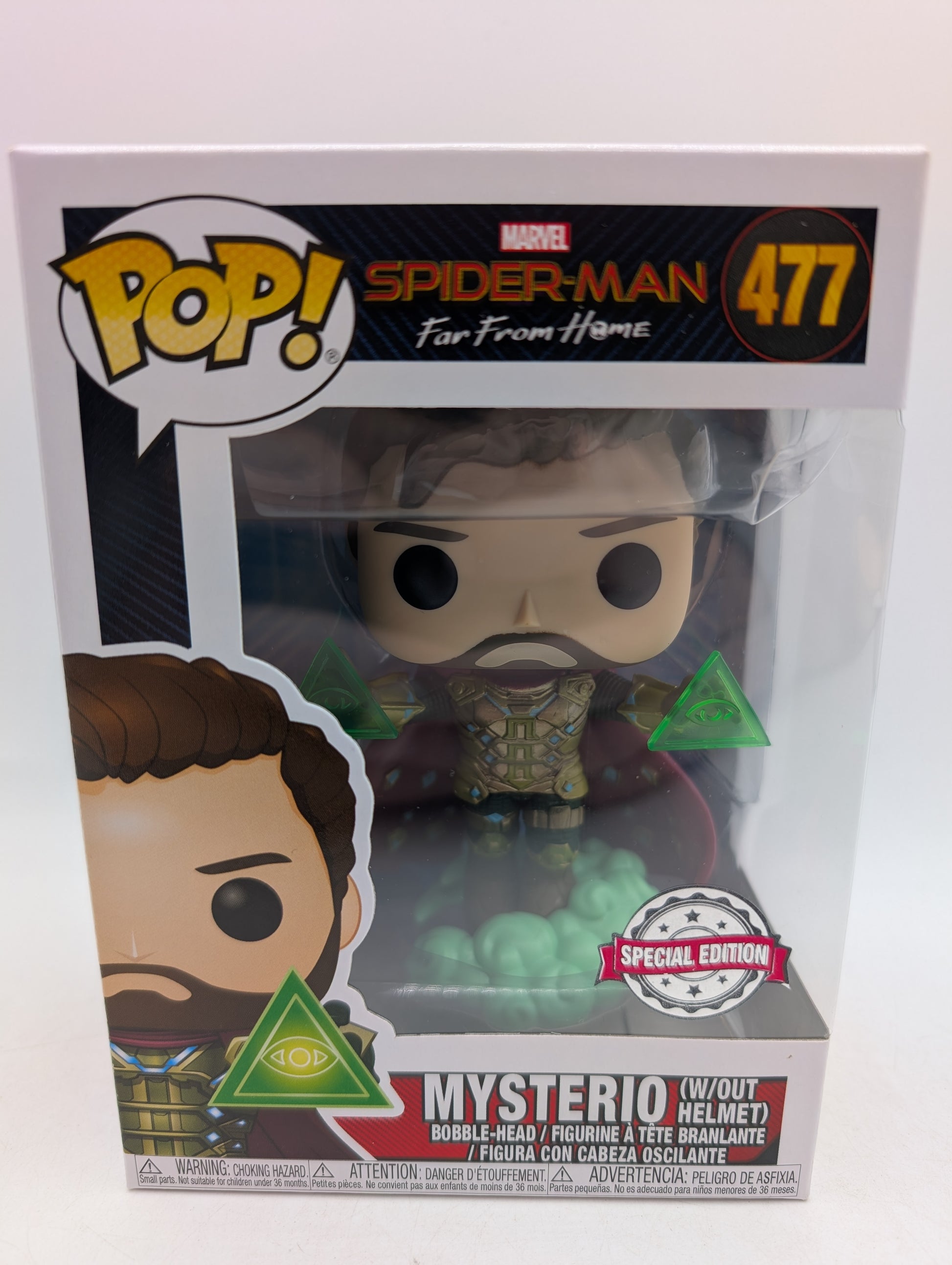 Funko POP! Spider-Man Far From Home Mysterio (Without Helmet) #477 image 1
