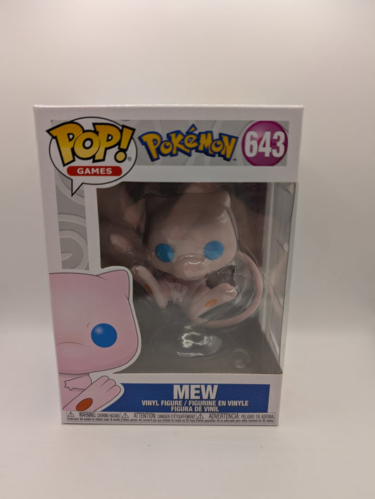Funko POP Pokemon Mew #643 Vinyl Figure FRENLY BRICKS - Open 7 Days