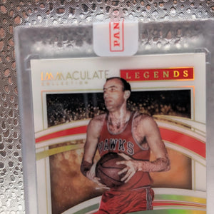 2021-22 Panini Immaculate Bob Pettit  Legends Signatures Auto /49 FRENLY BRICKS - Open 7 Days