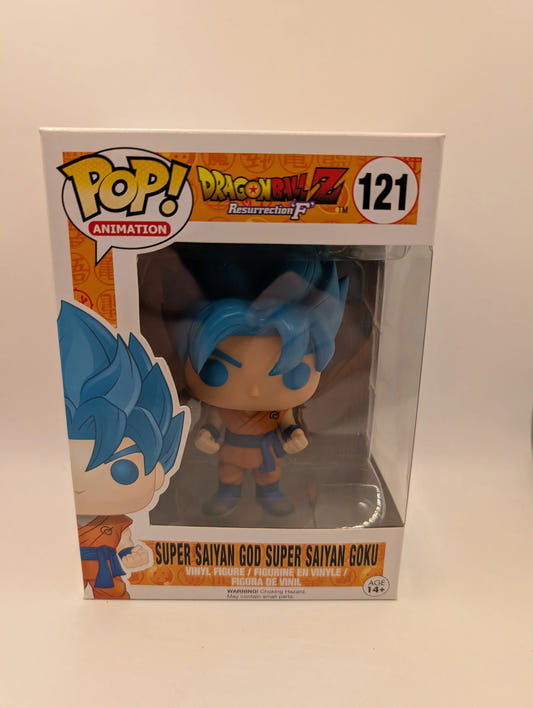 Super Saiyan God Super Saiyan Goku 121 DBZ Funko Pop Vinyl FRENLY BRICKS - Open 7 Days