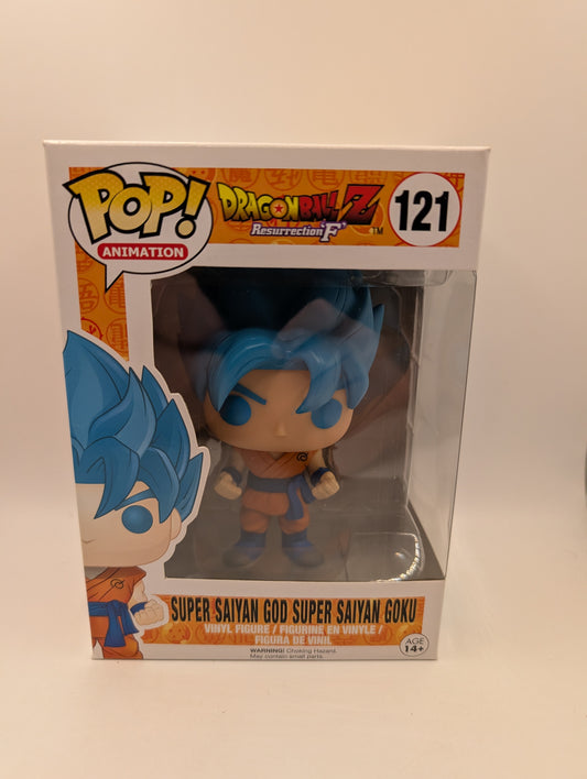 Super Saiyan God Super Saiyan Goku 121 DBZ Funko Pop Vinyl