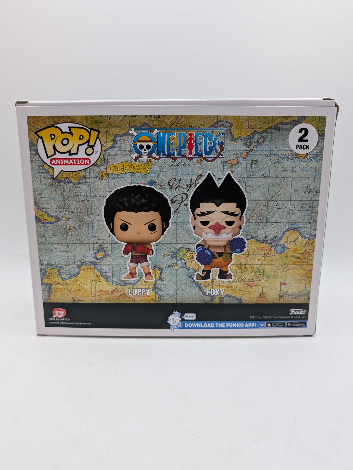 Funko POP! Anime One Piece Luffy and Foxy Figure 2-Pack, photo 5 image 5