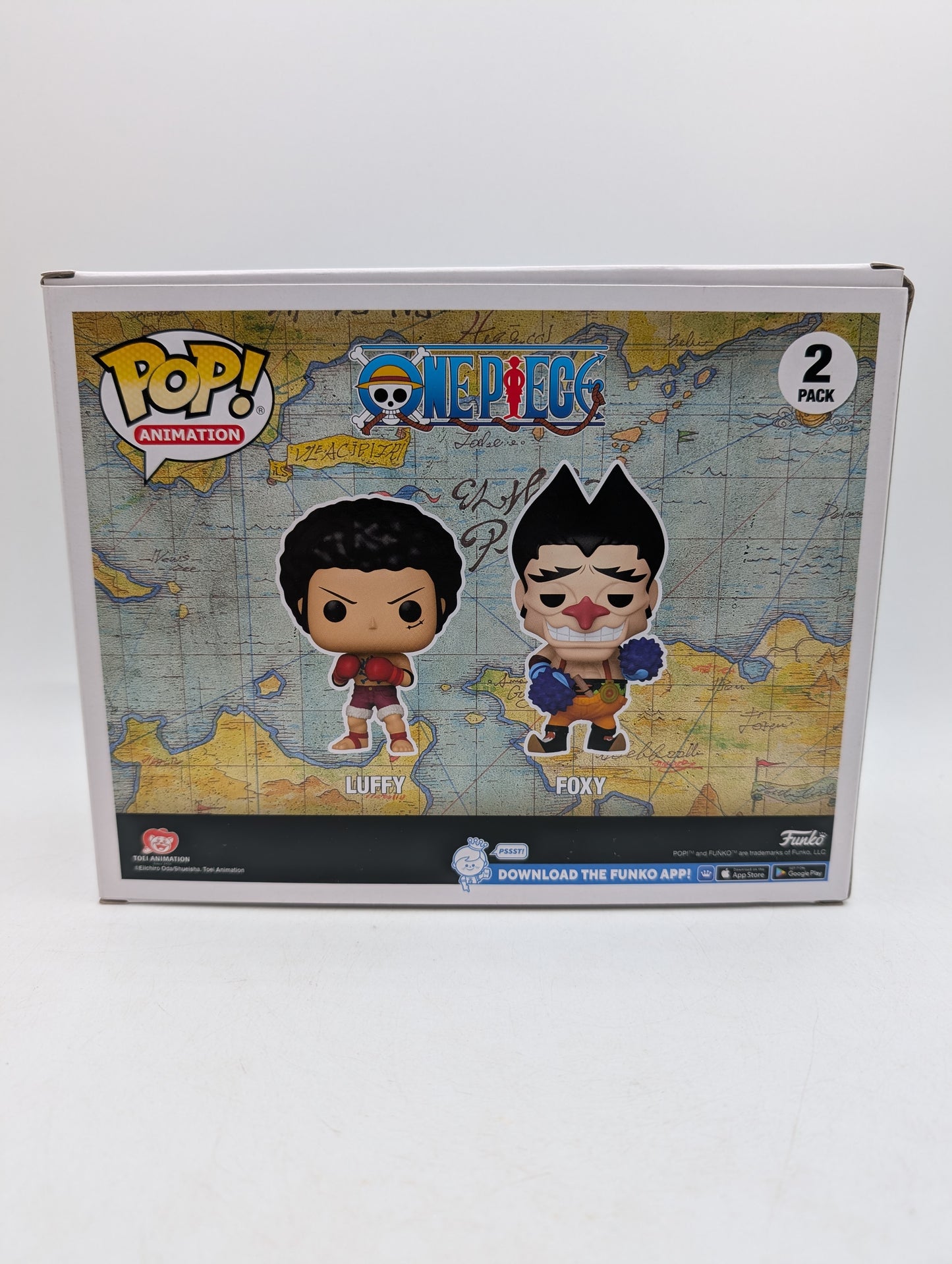 Funko POP! Anime One Piece Luffy & Foxy Figure 2-Pack