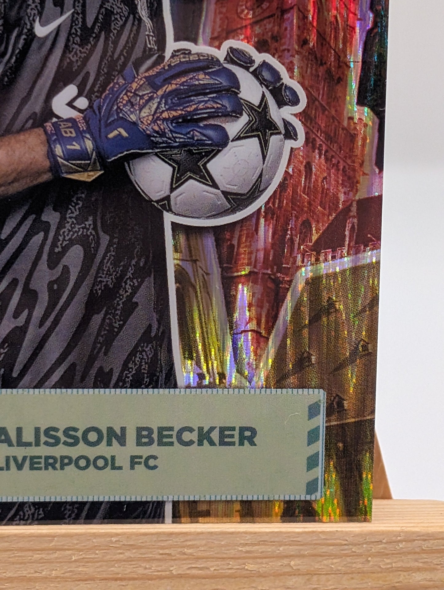 2024-25 Topps Chrome UEFA Final Destination Alisson Becker Hongbao Red 1/8 ≈1/1 FRENLY BRICKS - Open 7 Days
