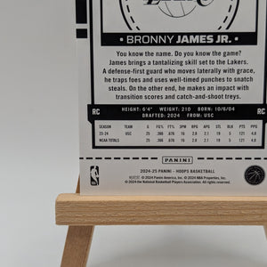 2024-25 BRONNY JAMES JR /99 PANINI HOOPS ROOKIE RC #280