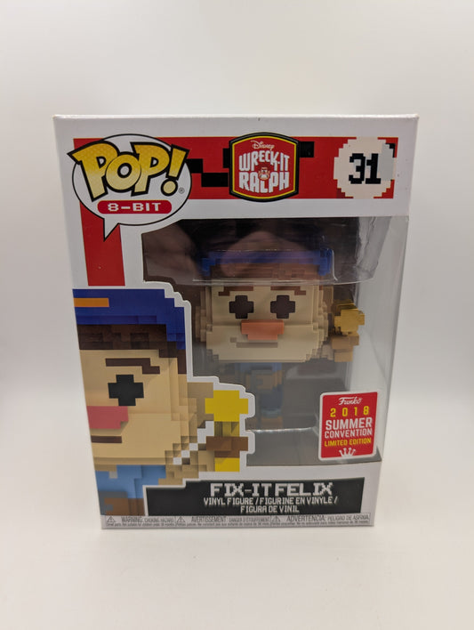 FUNKO POP! Fix-It Felix #31 Wreck It Ralph 8 Bit Movie Vinyl Figure Boxed FRENLY BRICKS - Open 7 Days