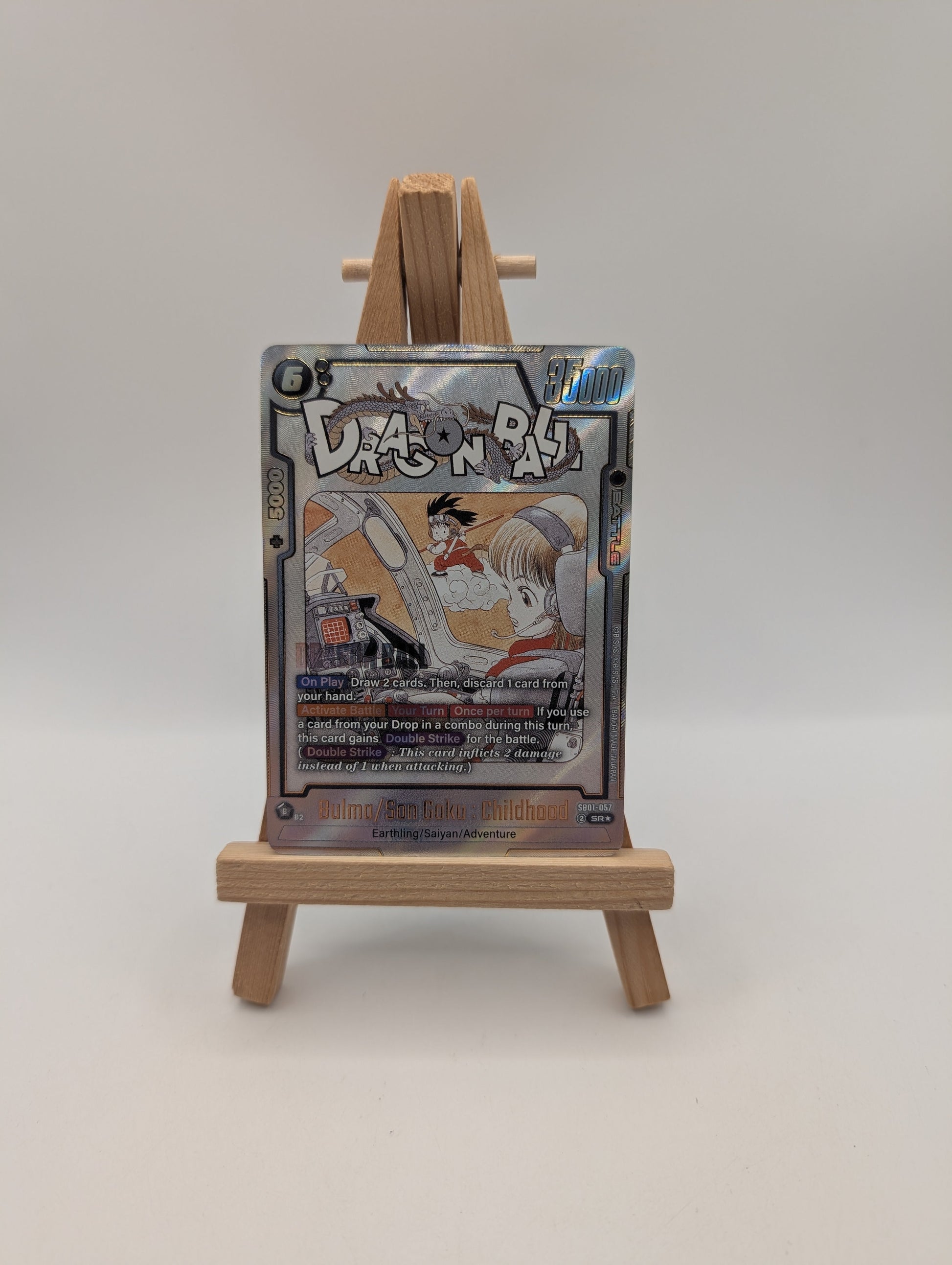 Bulma/Son Goku : Childhood SB01-057	Gold Alternate Art Dragon Ball Manga Booster FRENLY BRICKS - Open 7 Days