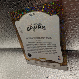 Victor Wembanyama 04/10 Glass Masters Panini Elite FRENLY BRICKS - Open 7 Days