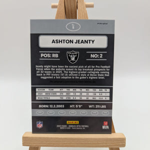 2025 Donruss Optic Retro Ashton Jeanty Prizm Auto #8 Rookie Raiders RC Autograph FRENLY BRICKS - Open 7 Days