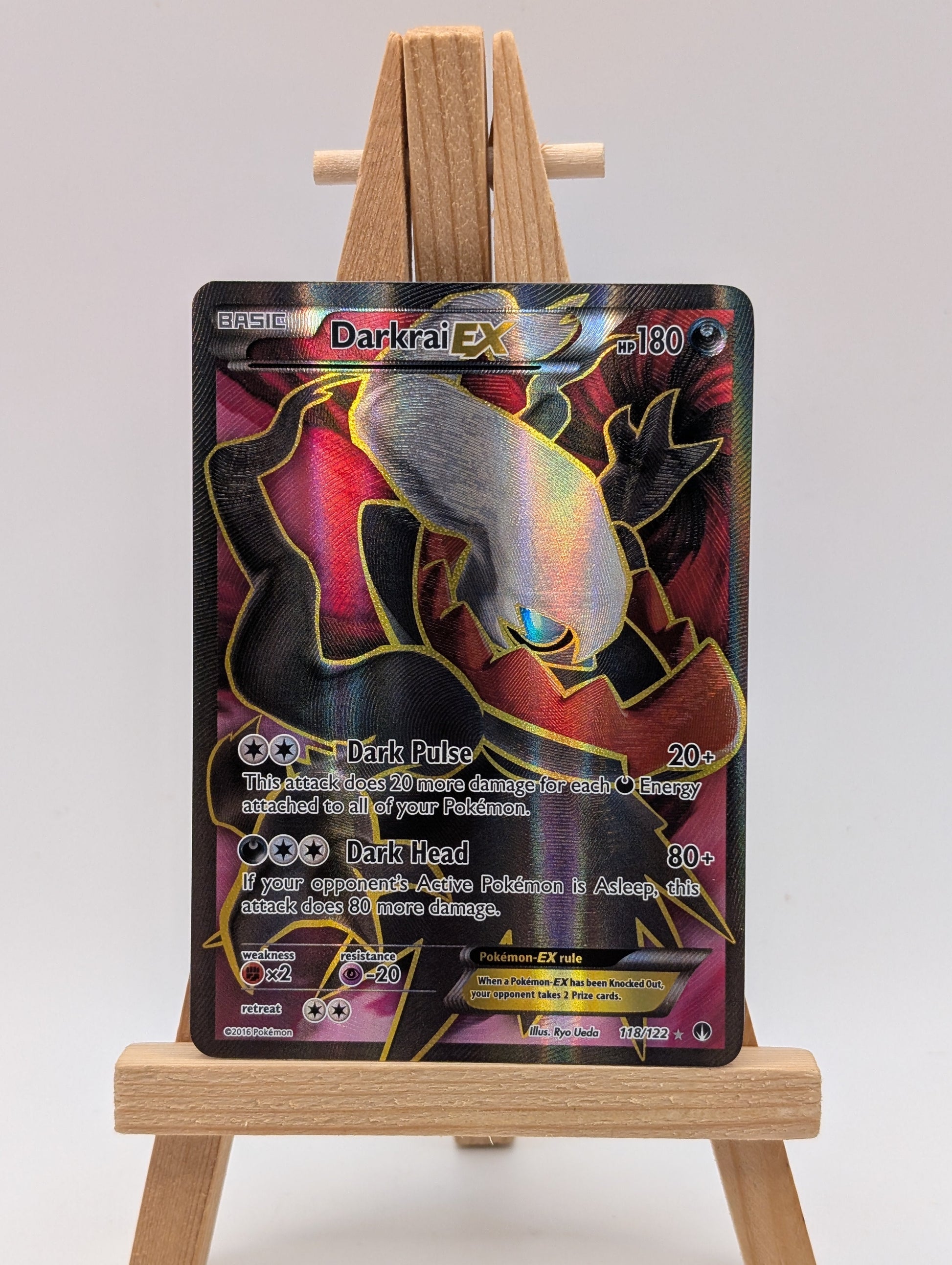 Pokemon Darkrai 118/122 XY BREAKpoint Holo Full Art Ultra Rare Card 2016 FRENLY BRICKS - Open 7 Days