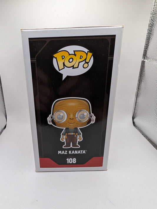 Funko Pop! Vinyl: Star Wars - Maz Kanata #108 FRENLY BRICKS - Open 7 Days