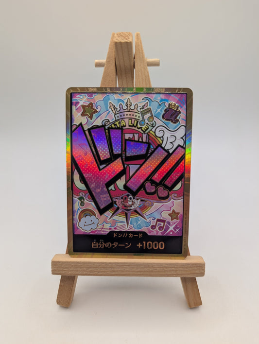 Gold Frame Uta  ONE PIECE DON !! Card The Best PRB-01 Japan/A1 FRENLY BRICKS - Open 7 Days