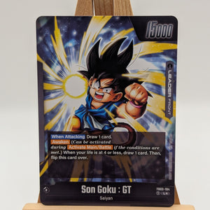 Son Goku : GT Leader Alt Art L	FB03-104	Dragon Ball Super Fusion World Eng Card FRENLY BRICKS - Open 7 Days