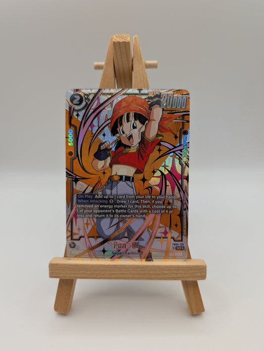 DRAGON BALL SUPER FUSION WORLD Pan GT FB03-125 SR Alt Art Secret Rare FRENLY BRICKS - Open 7 Days