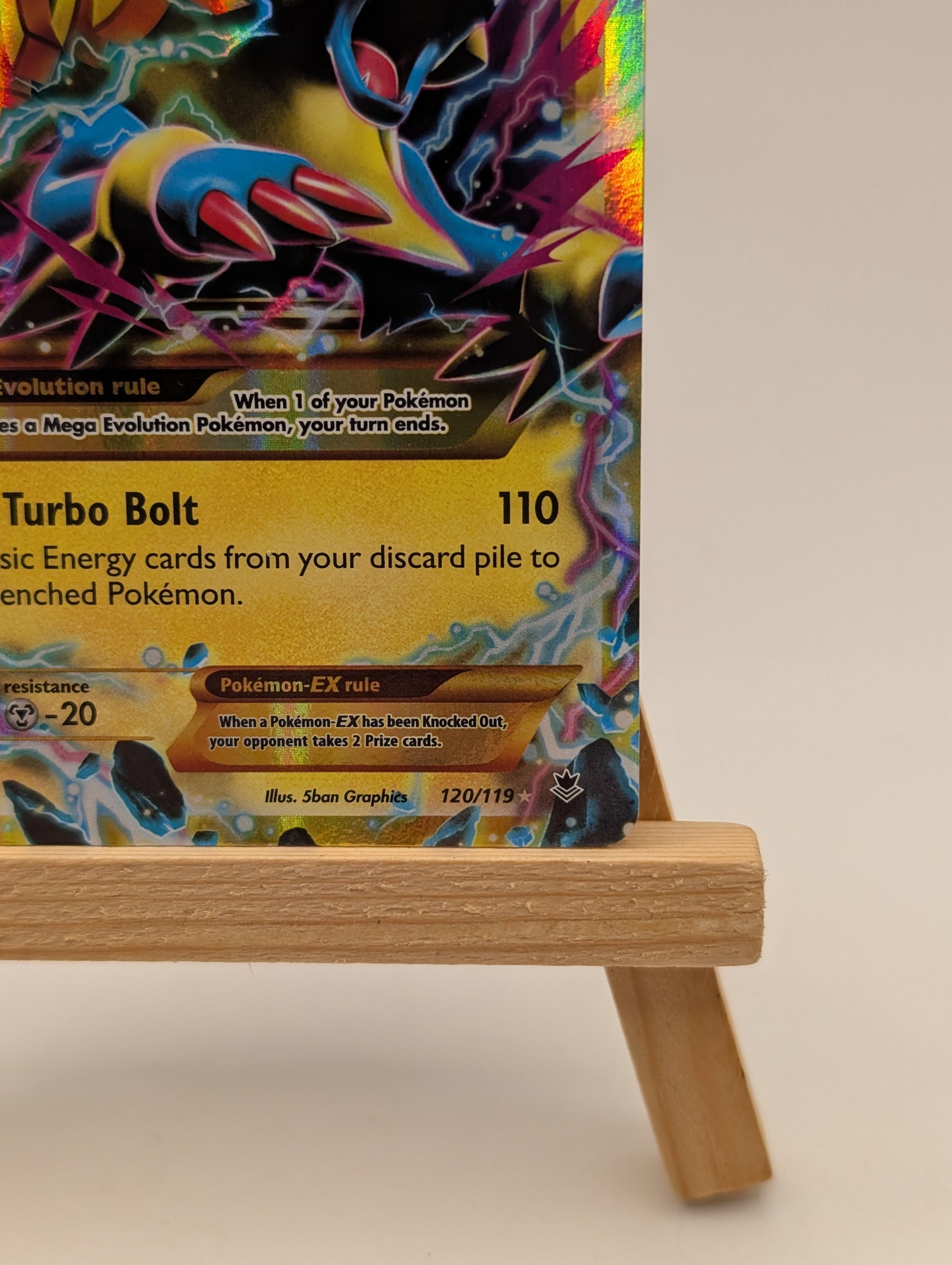 M Manectric EX 120/119 - Pokemon XY Phantom Forces Mega Secret Rare FRENLY BRICKS - Open 7 Days