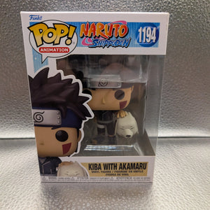 Naruto: Shippuden - Kiba with Akamaru Pop! Vinyl 1194 FRENLY BRICKS - Open 7 Days