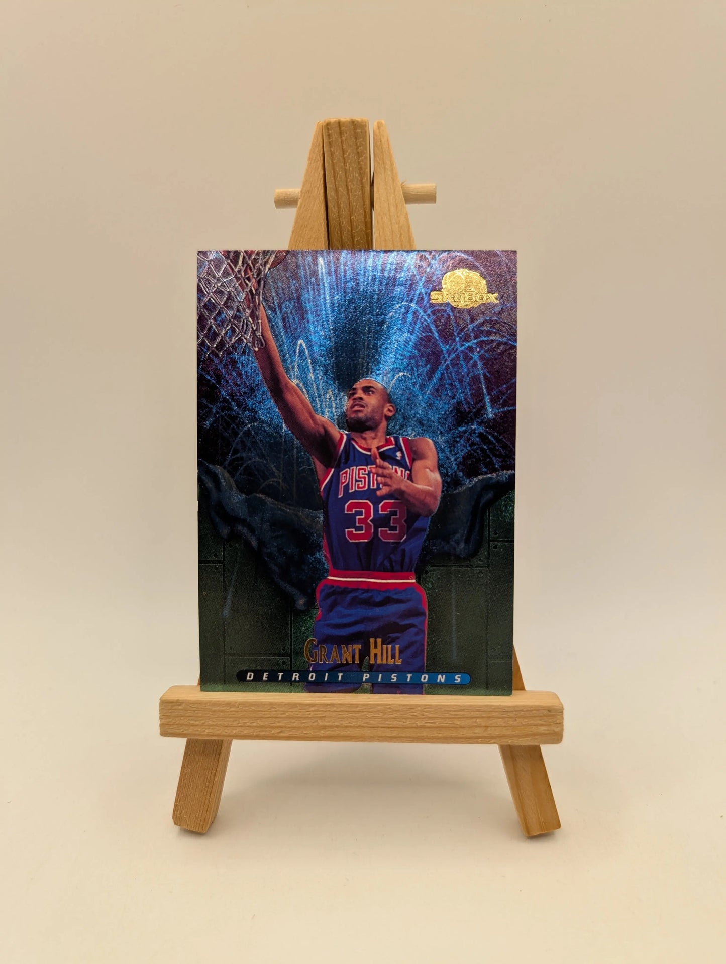 1995-96 Skybox Premium Grant Hill Meltdown Lenticular #NNO 76ers FRENLY BRICKS - Open 7 Days