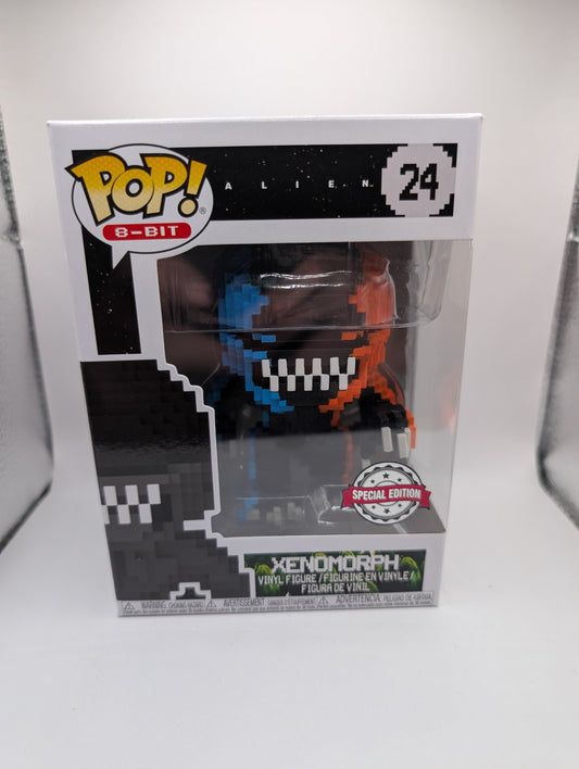 Funko Pop! Xenomorph 24 8-Bit Exclusive VAULTED Coloured Variant FRENLY BRICKS - Open 7 Days