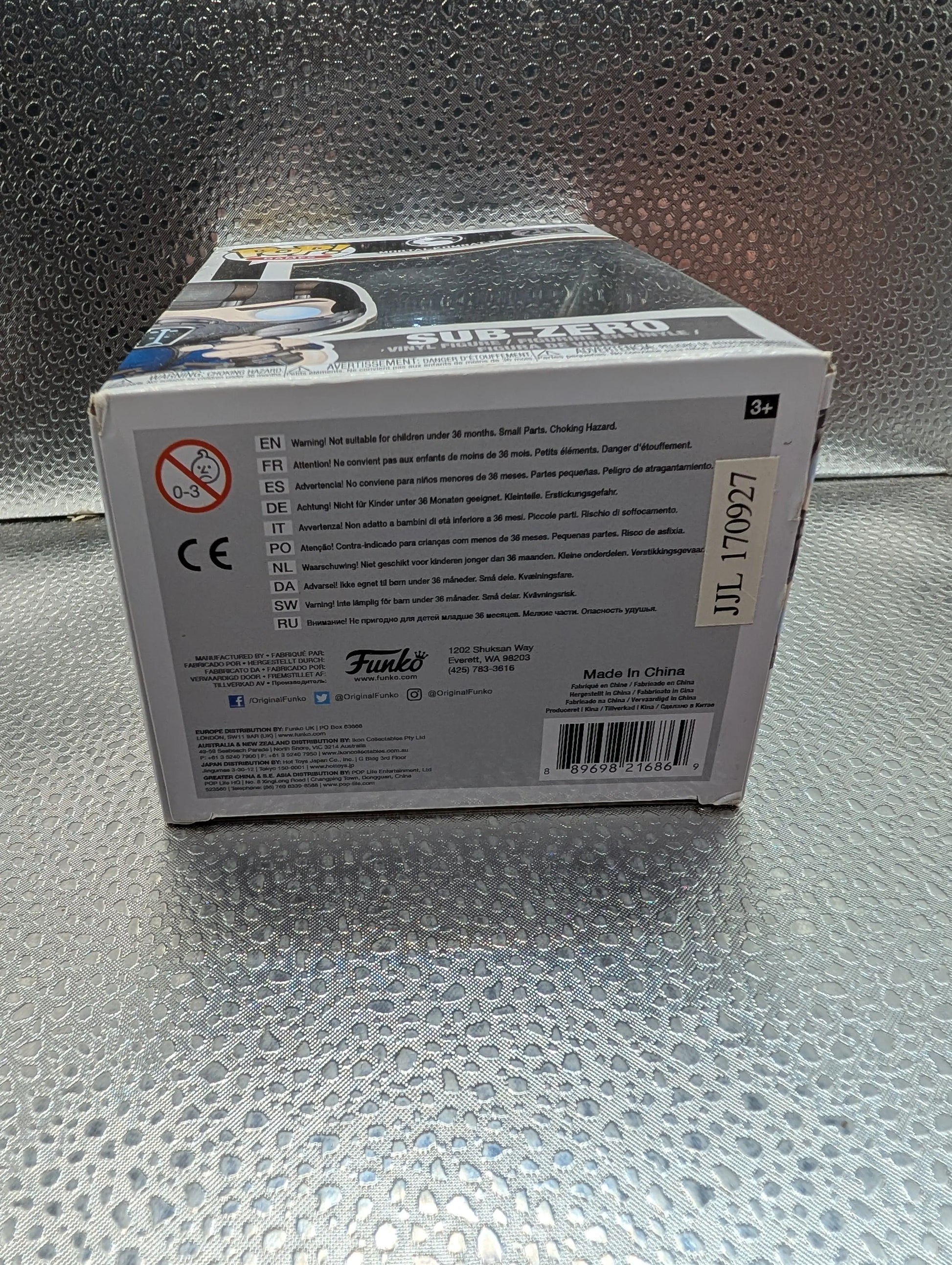 FUNKO Pop Vinyl Sub-Zero #251 FRENLY BRICKS - Open 7 Days