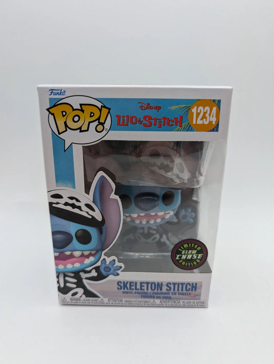 Lilo & Stitch - Skeleton Stich #1234 Glow GITD Funko Pop Vinyl Chase FRENLY BRICKS - Open 7 Days