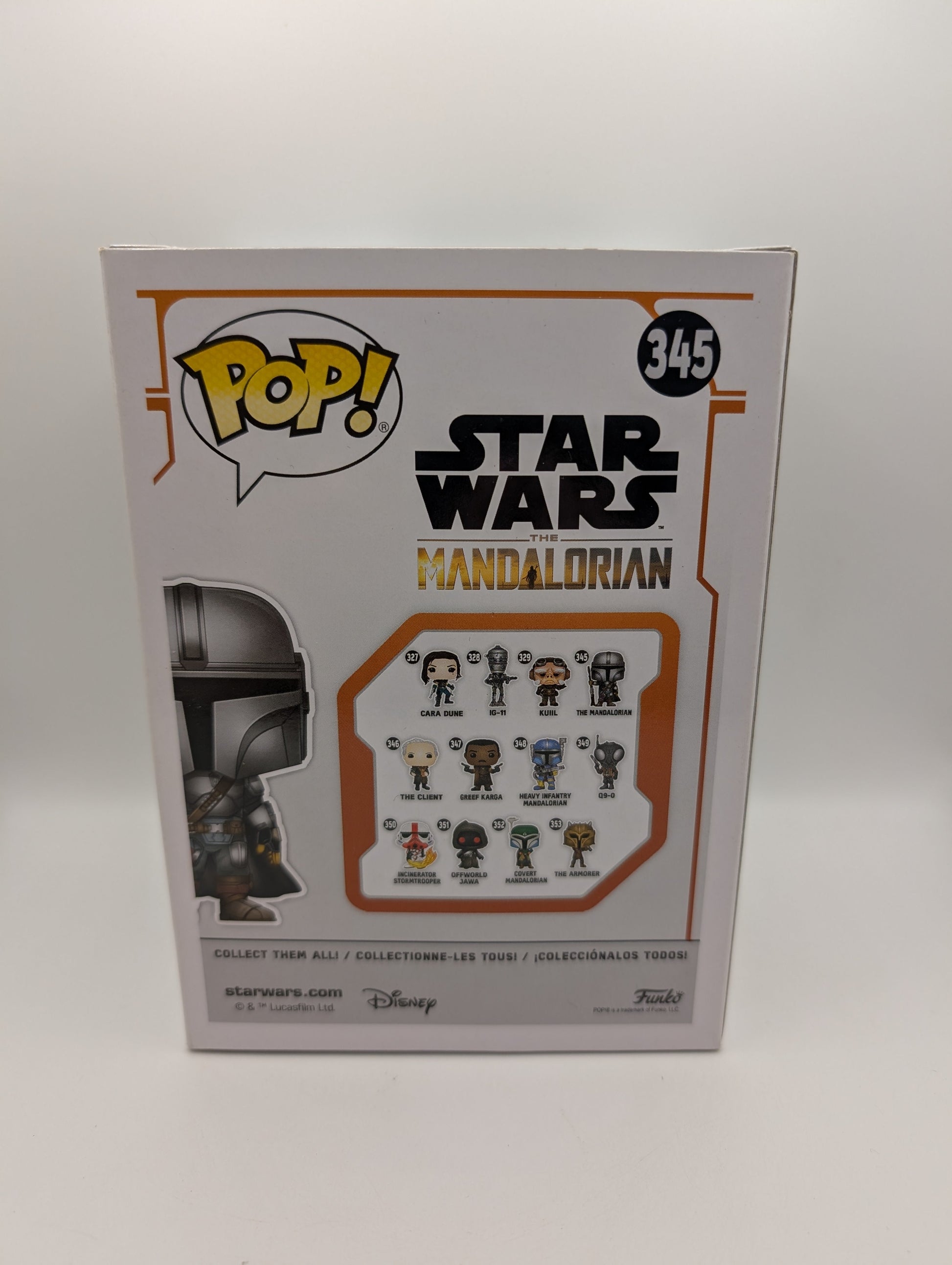 Pop Vinyl Funko Star Wars - Mandalorian 345 Special Edition Chrome FRENLY BRICKS - Open 7 Days