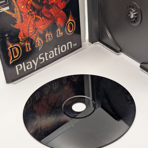 Diablo (Sony PlayStation PS1, 1998) Disc INC case, manual.