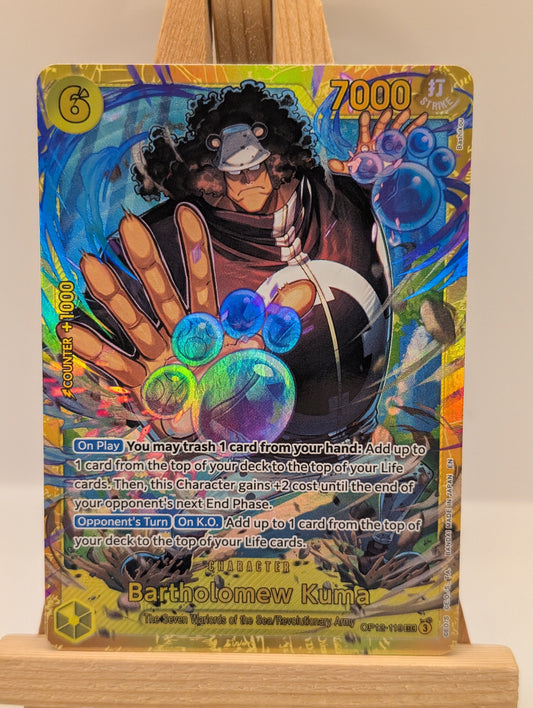 Bartholomew Kuma OP12-119 SEC Legacy of the Master English One Piece FRENLY BRICKS - Open 7 Days