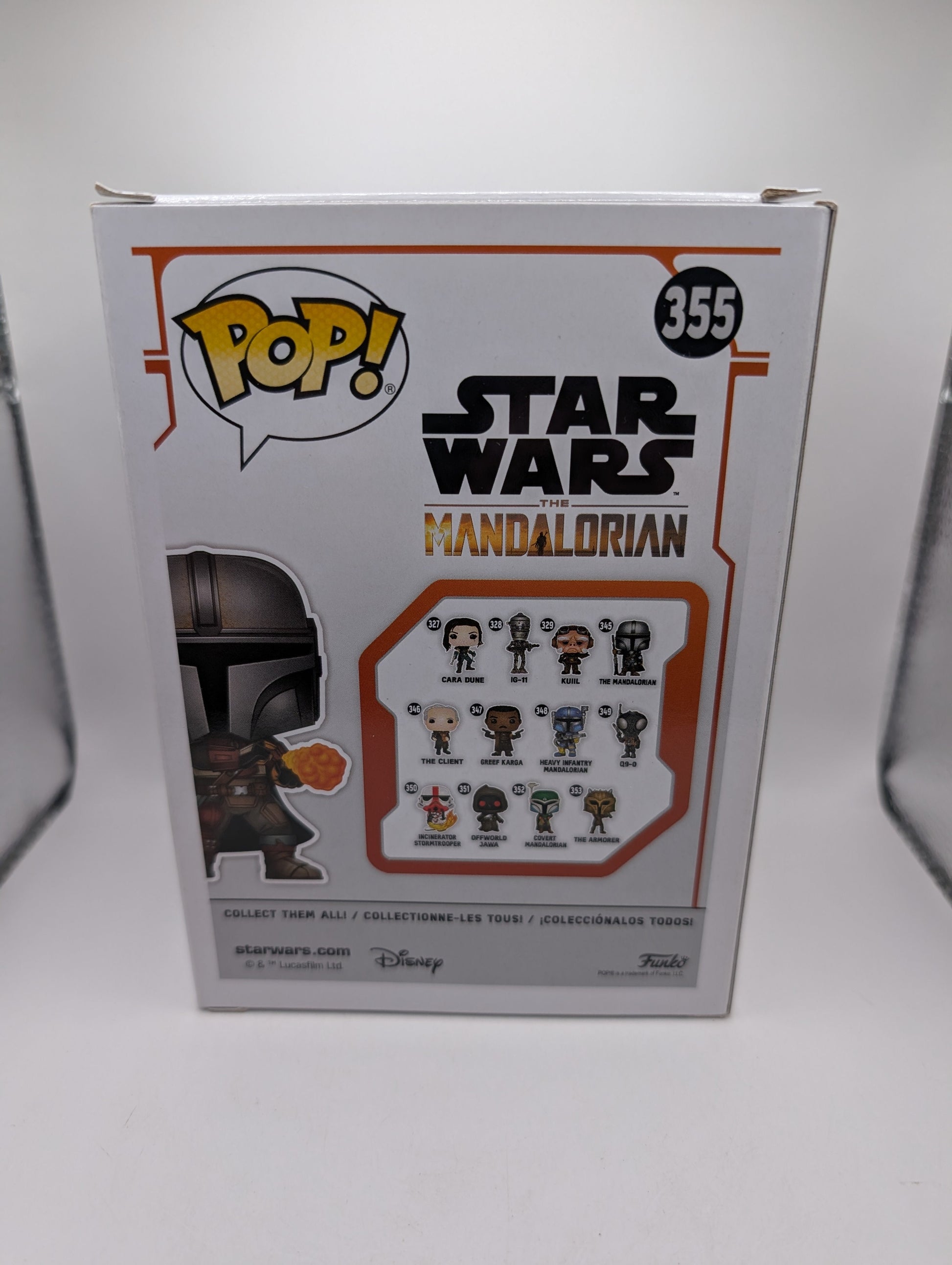 Funko Pop! STAR WARS: The Mandalorian Flame Throwing #355 FRENLY BRICKS - Open 7 Days