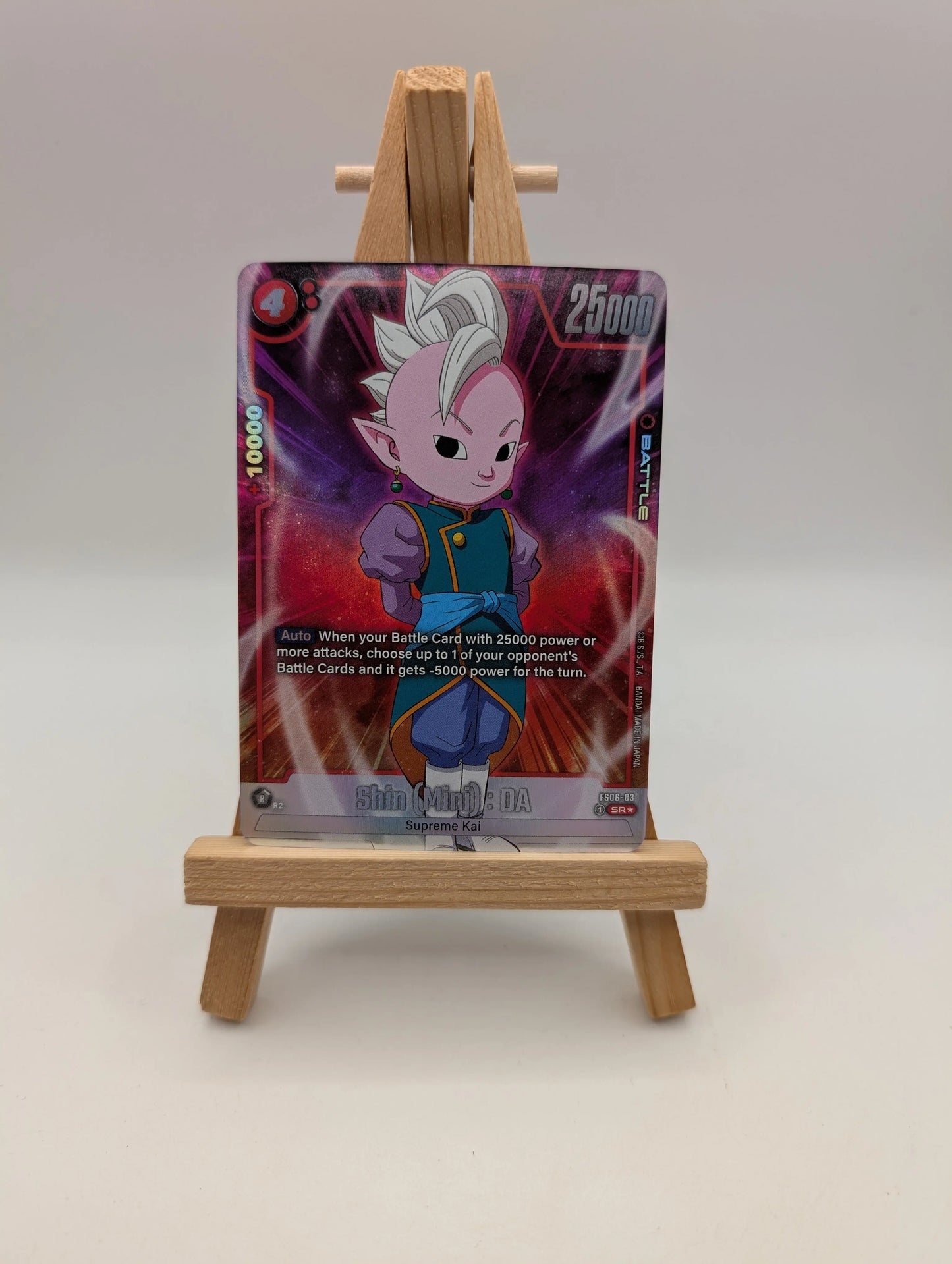 DBS Dragon Ball Fusion World FS06-03 Shin Mini SR ALT Trading Card FRENLY BRICKS - Open 7 Days