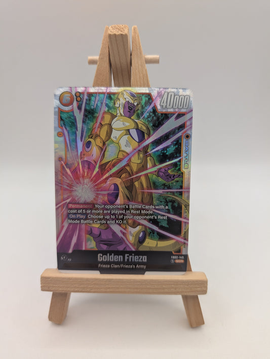 Golden Frieza FB02-140 SCR Dragon Ball Super Fusion World Blazing Aura FRENLY BRICKS - Open 7 Days