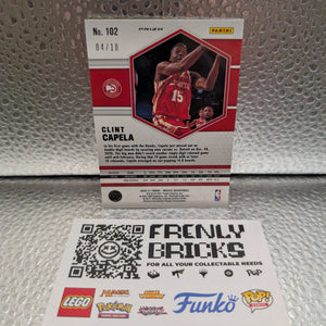 2020-21 Panini Mosaic Gold Prizm Clint Capela #102 /10 FRENLY BRICKS - Open 7 Days