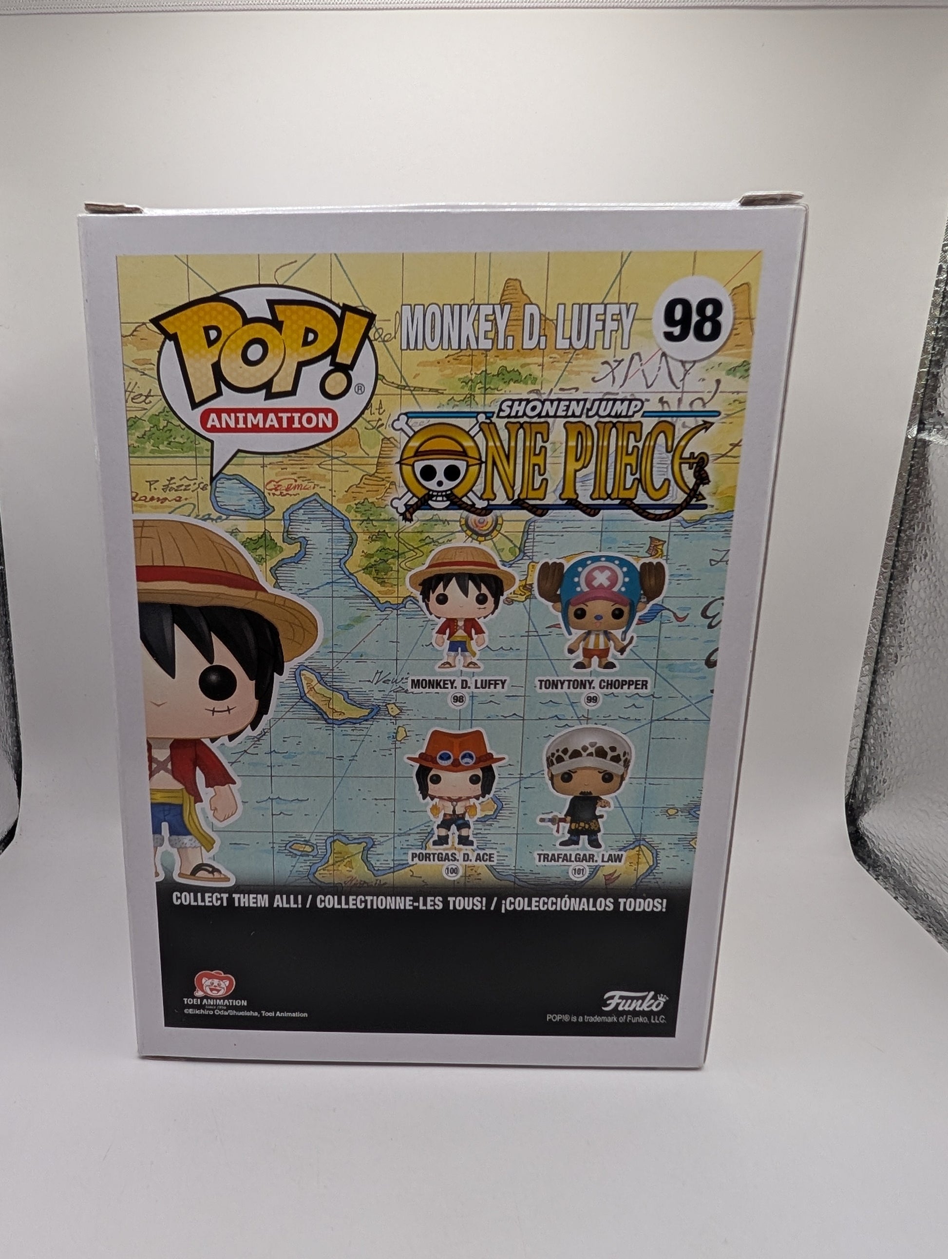 One Piece - Luffy Pop! Vinyl Figure #98 Funko FRENLY BRICKS - Open 7 Days