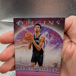 Victor Wembanyama Origins Taking The Leap RC 45/99 Panini FRENLY BRICKS - Open 7 Days
