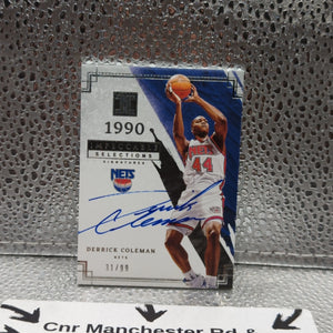 2021-22 Panini Impeccable Derrick Coleman /99 AUTO ON CARD Nets FRENLY BRICKS - Open 7 Days