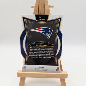 2024 Panini Select - Concourse Drake Maye #27 Silver Prizm Die-Cut (RC) FRENLY BRICKS - Open 7 Days